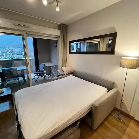 Appt Hyper-centre 4pers Terrasse Sud Vue Montagne شقة